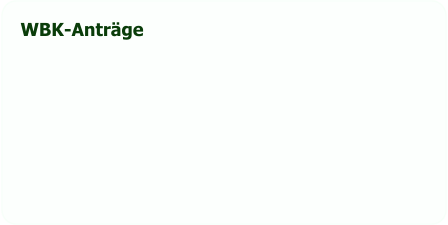 WBK-Anträge